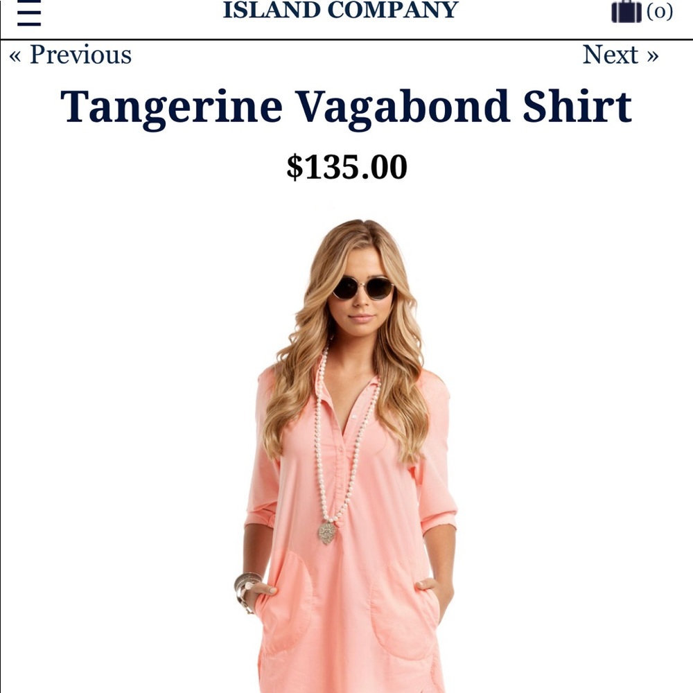 Island company vagabond tunic/dress GREY-BLUE